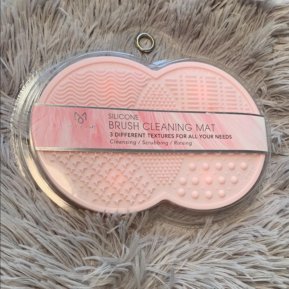 🌹MAYIM • New Pink Silicone • Makeup Brush ProCleaning Mat •